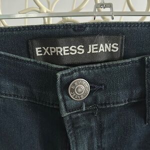 Express Black Jeans with Classic Denim Texture